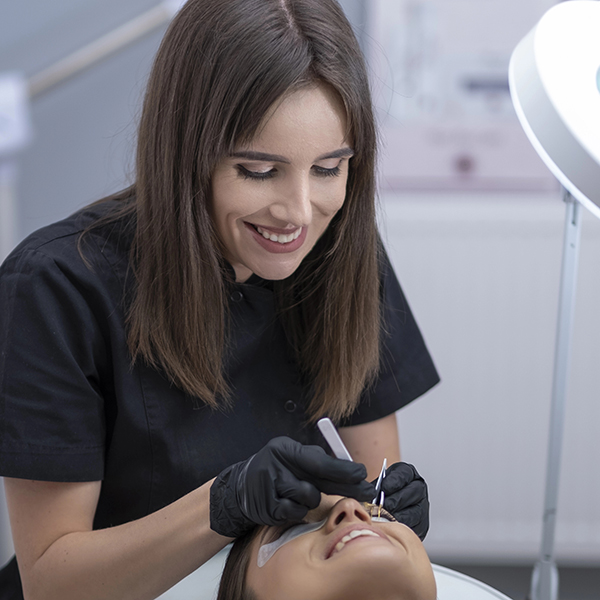 brow technician working in lewisville texas